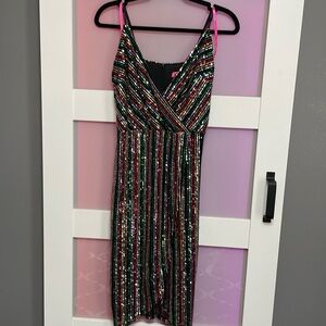 Betsey Johnson Sparkly Dress Gown Size 6